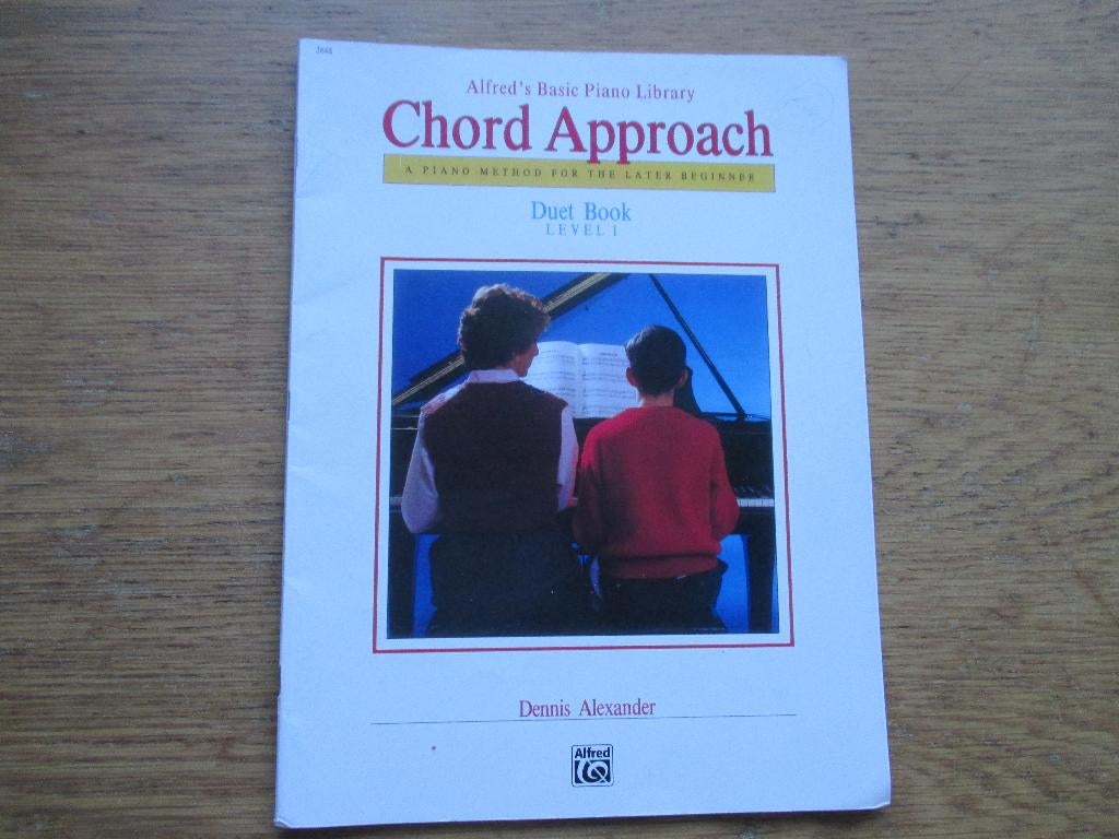 Alfred's basic piano library-chord approach-duet book level1, Les of Cursus, Ophalen of Verzenden, Zo goed als nieuw, Piano