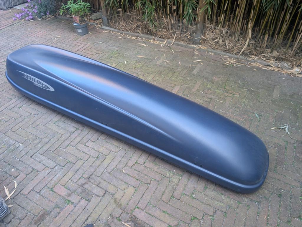 Probox 325 dakkoffer - 230 cm - Geschikt voor ski's, Auto diversen, Dakkoffers, Ophalen