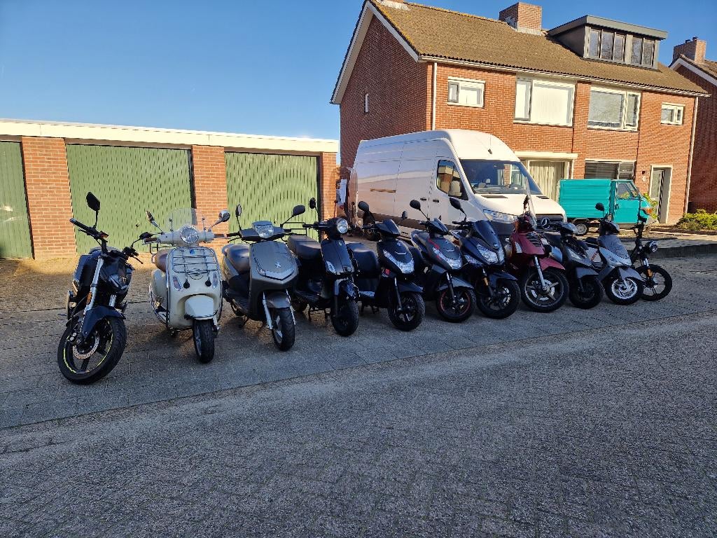 100X OPKNAP SCOOTER - HANDEL/ EXPORT : Sym peugeot NIU kymco, Ophalen, Gebruikt, Benzine, Overige modellen