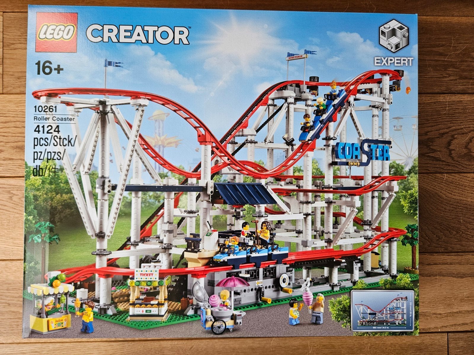 Lego 10261 Creator Expert  Roller Coaster - Nieuw in doos, Lego, Nieuw, Ophalen of Verzenden, Ongeopend/sealed