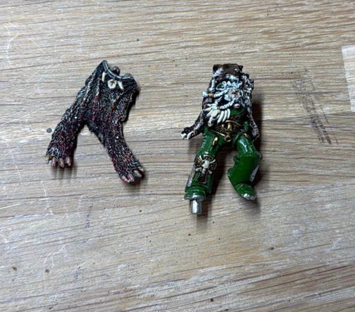 Warhammer 40k Logan Grimnar (metal), Hobby en Vrije tijd, Ophalen of Verzenden, Zo goed als nieuw, Warhammer