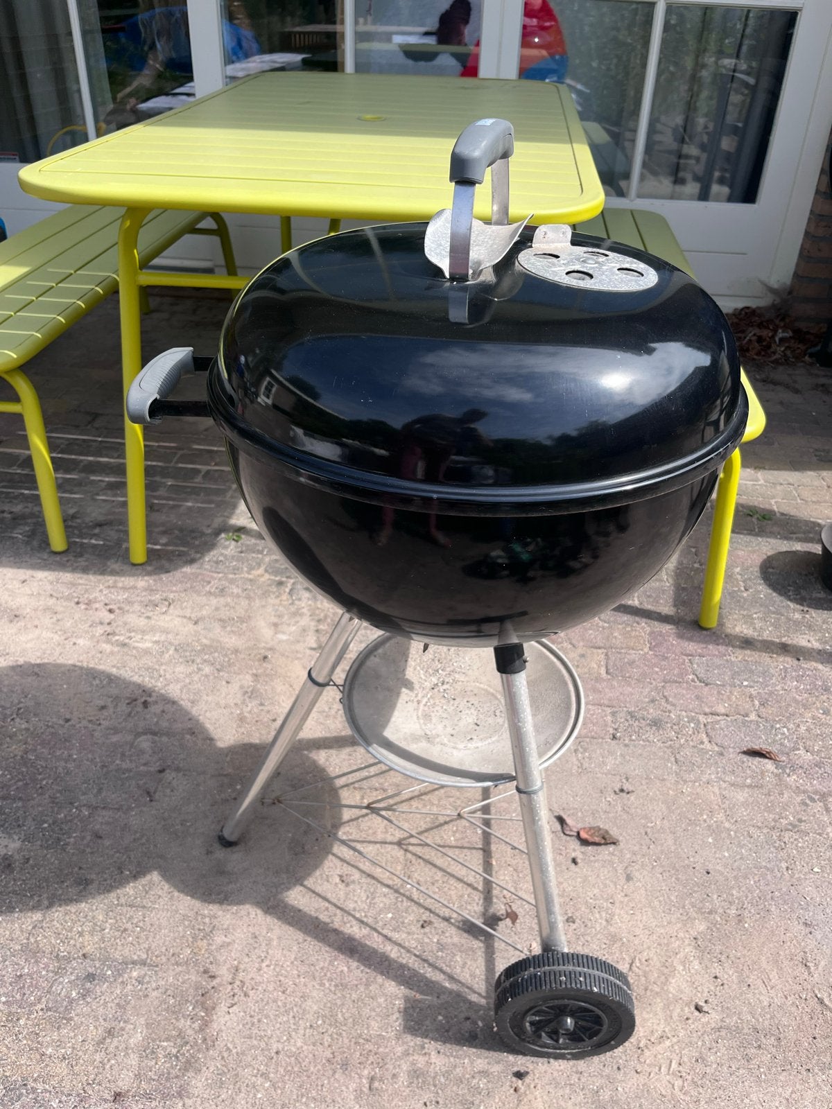 Weber houtskool barbecue met wielen, Ophalen, Gebruikt