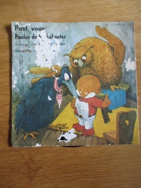 Paulus de Boskabouter flexisingle in hoesje Post voor Paulus, Ophalen of Verzenden, Gebruikt, 12 inch