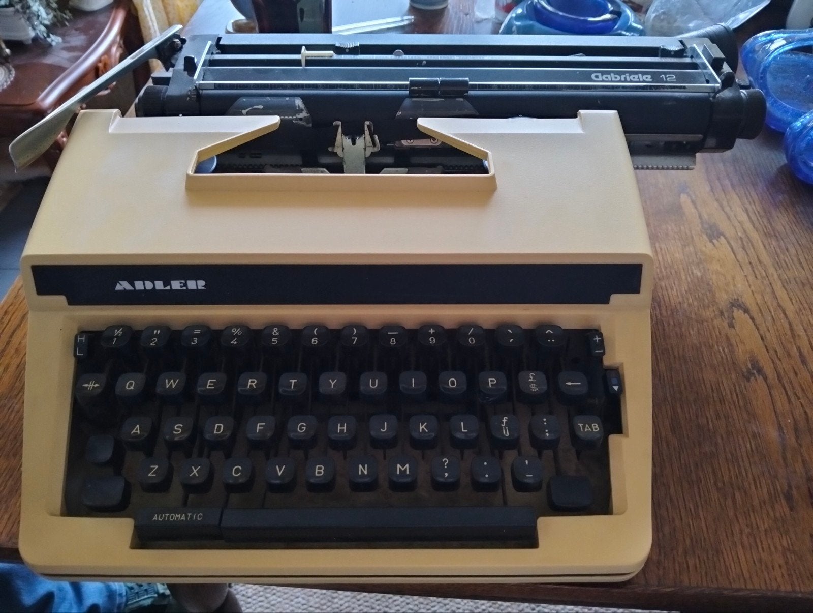 Antieke type machine, Antiek en Kunst, Antiek | Kantoor en Zakelijk, Ophalen of Verzenden