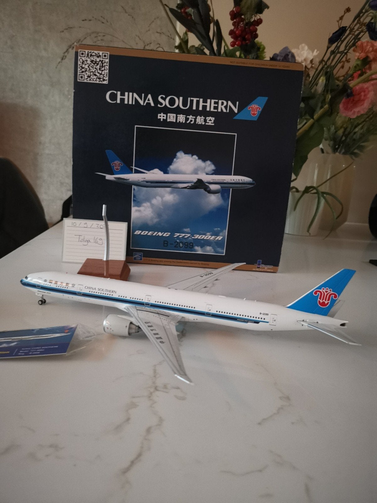 China Southern 777-300ER Inflight200 IF773CZ002 Reg. B-7588, Overige merken, 1:200 of kleiner, Nieuw, Ophalen of Verzenden