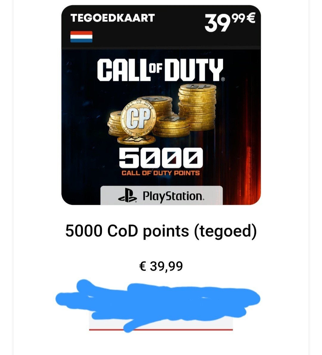 Playstation Giftcard, 1 speler, Ophalen of Verzenden, Sport, Vanaf 3 jaar