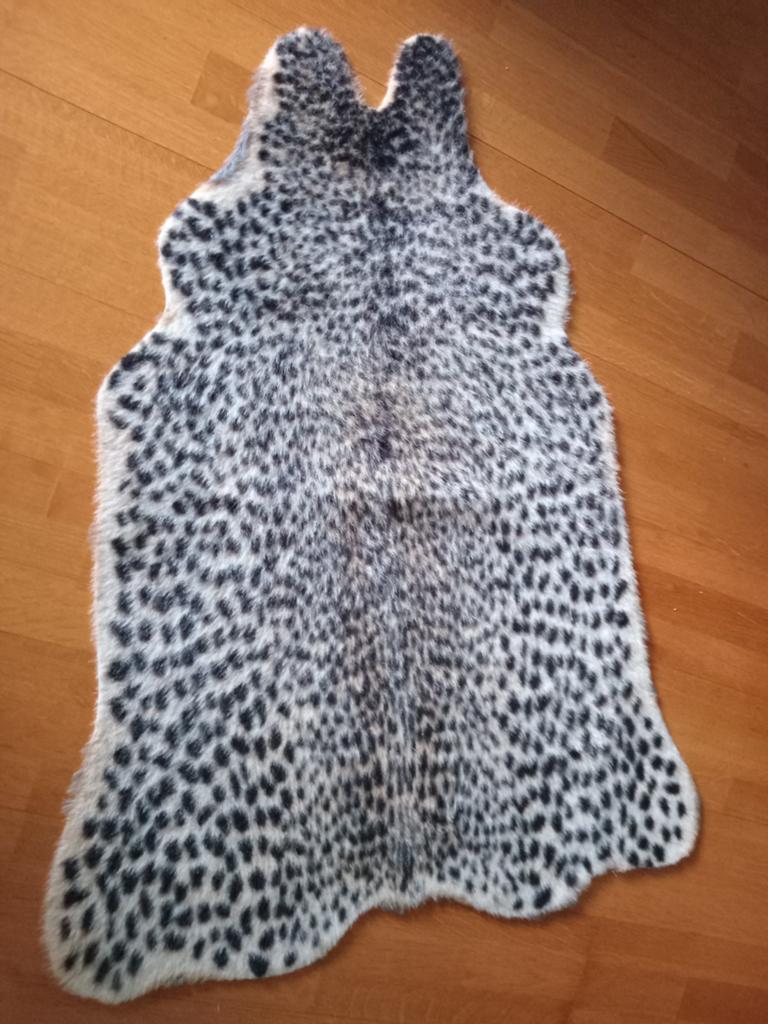 Origineel dierenvel, Ophalen of Verzenden, Rechthoekig, 100 tot 150 cm, 50 tot 100 cm