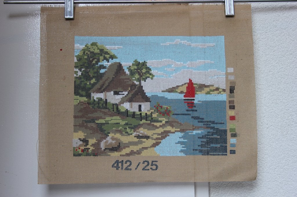 voorbedrukte Stramien landschap, Ophalen of Verzenden, Nieuw, Handborduren, Patroon