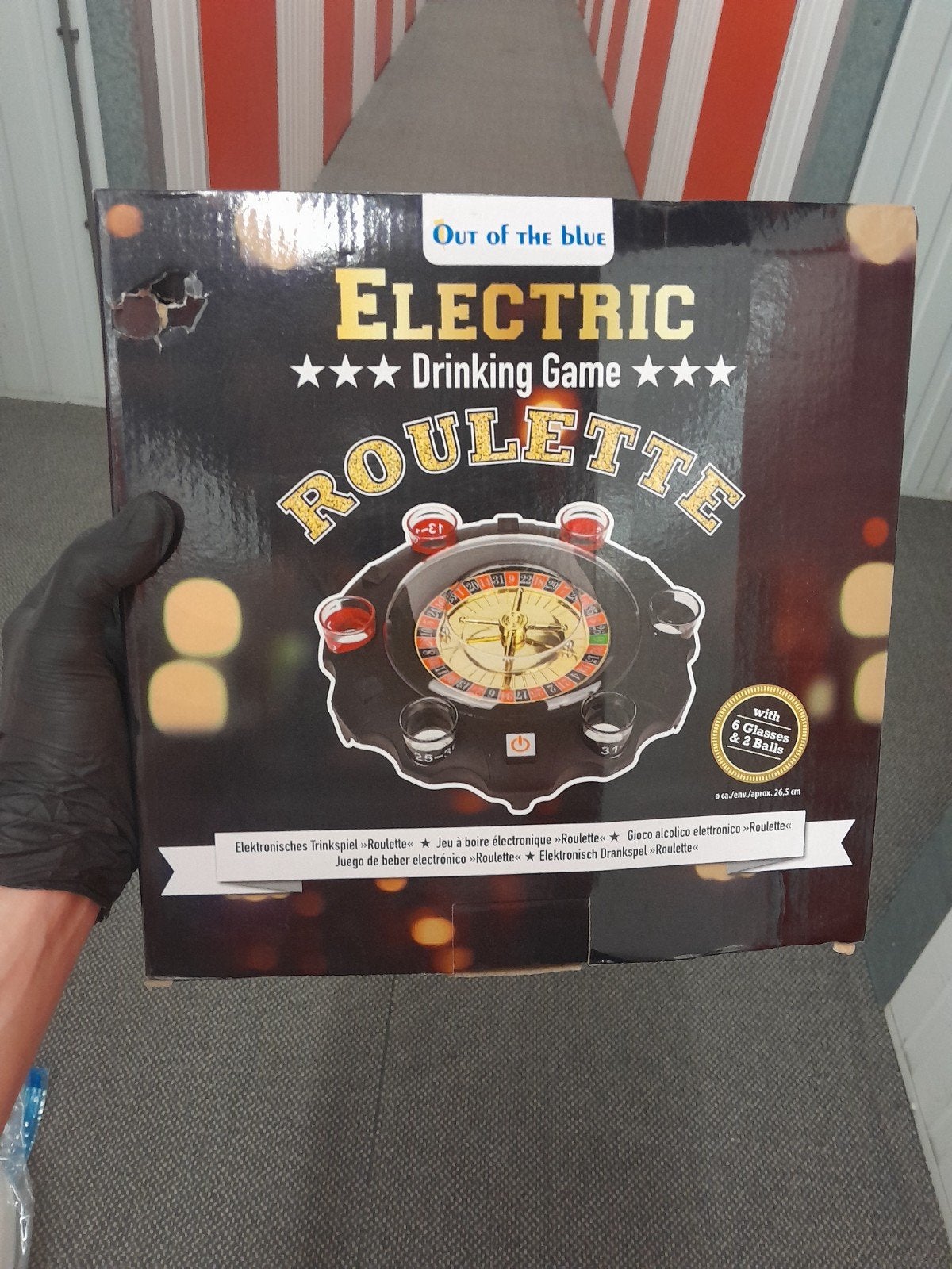 Elektrisch Roulette Drinkspel- Compleet met Glazen en Ballen, Hobby en Vrije tijd, Gezelschapsspellen | Bordspellen, Vijf spelers of meer