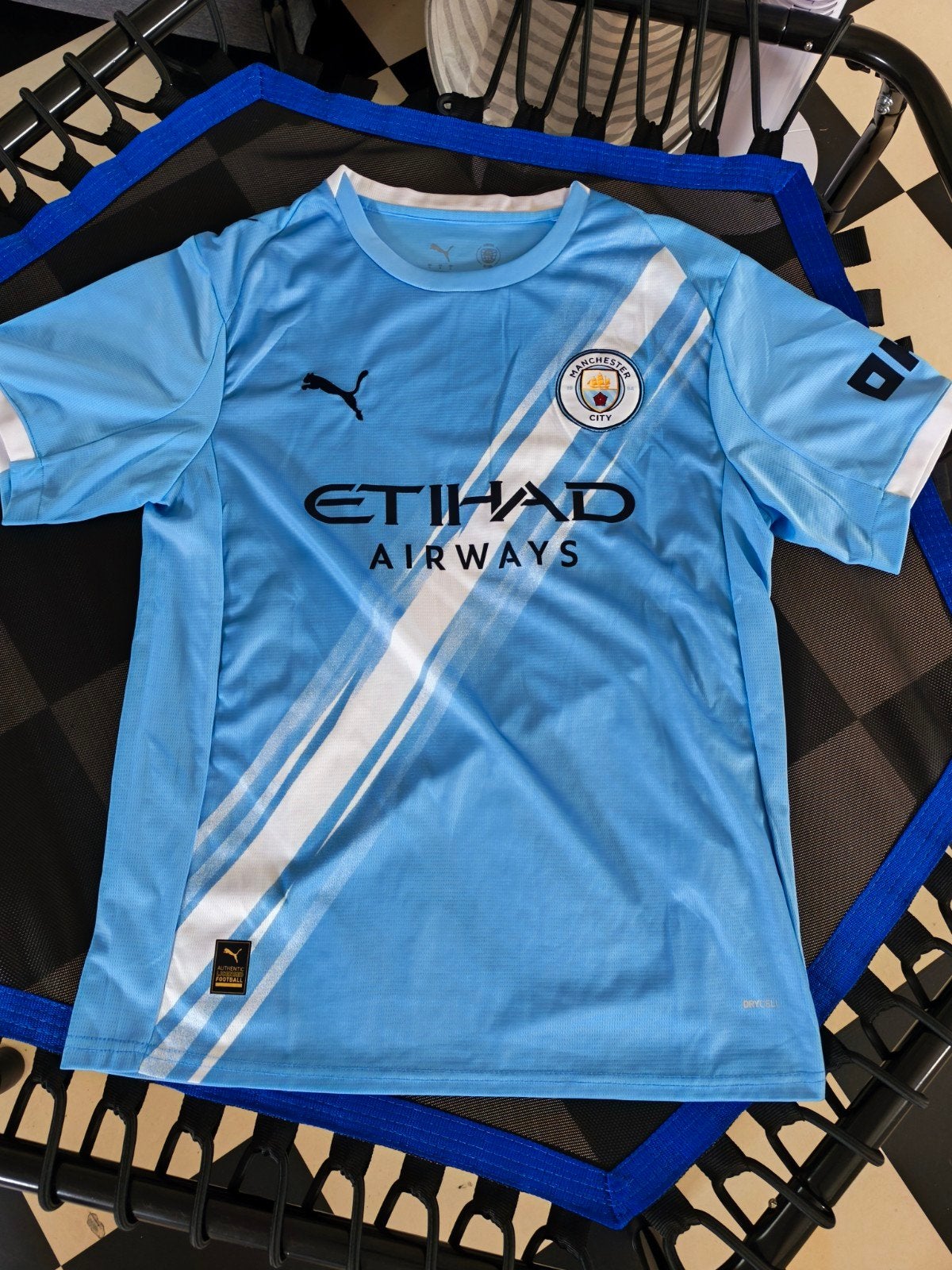 Manchester City thuis kit 25/26, Maat L, Verzenden, Zo goed als nieuw, Shirt