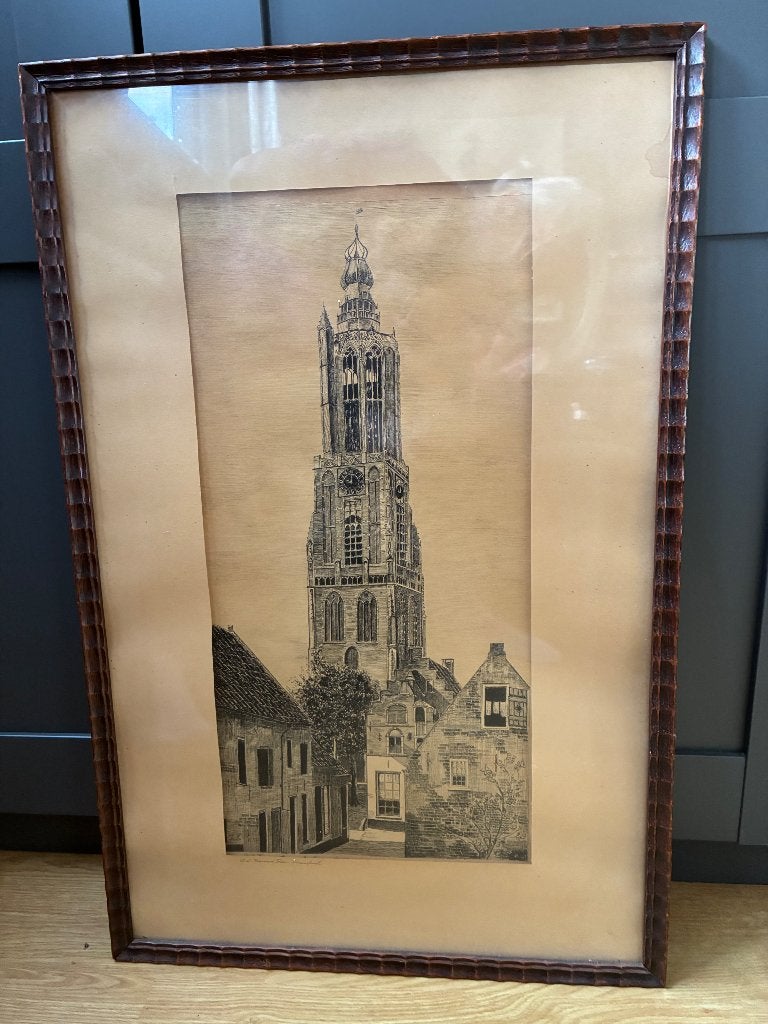 Ets, Antiek en Kunst, Ophalen, Architectuur, Ets