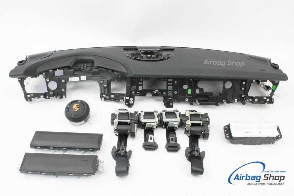AIRBAG SET Dashboard zwart speaker PORSCHE TAYCAN (2019-...), Auto-onderdelen, Gebruikt, Ophalen of Verzenden