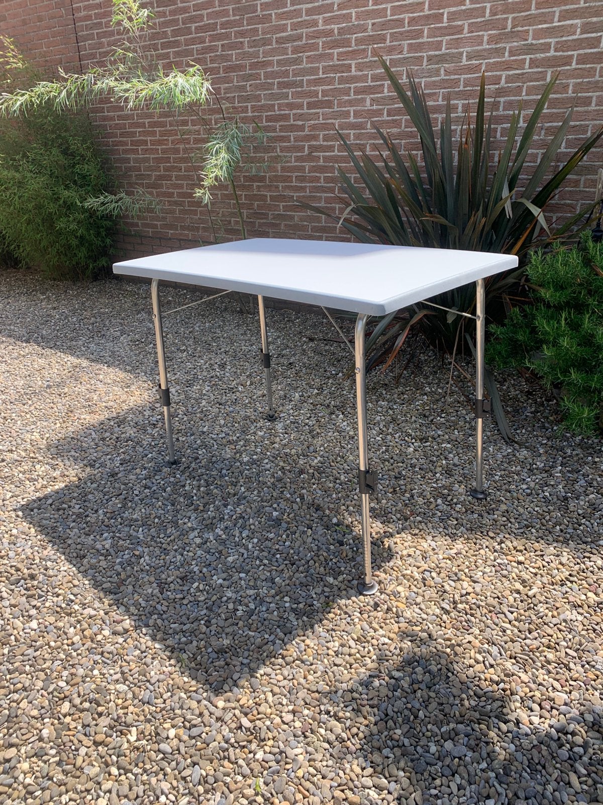 Mooie kampeer tafel, Caravans en Kamperen, Kampeermeubelen, Ophalen, Gebruikt, Campingtafel