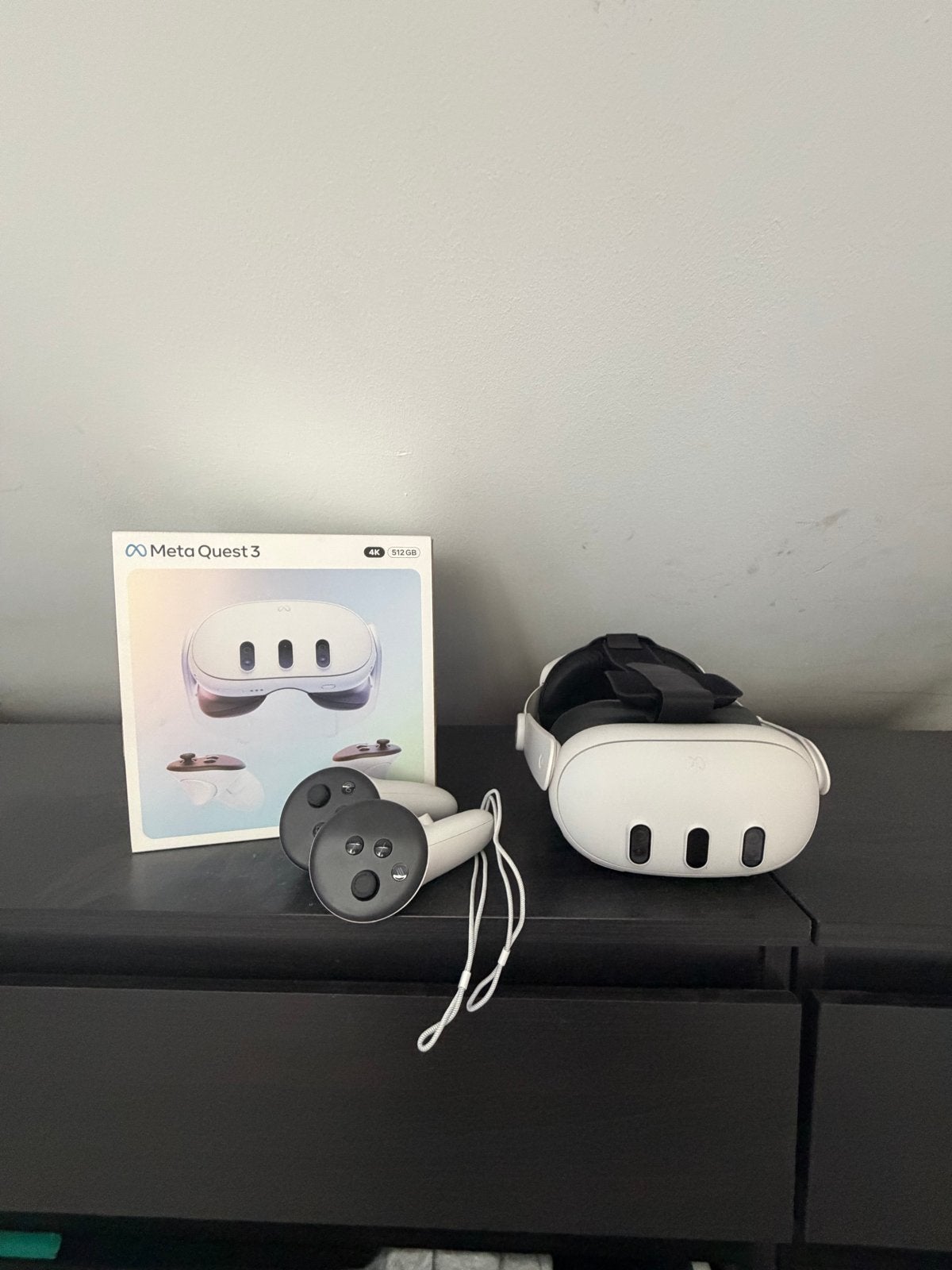 Meta Quest 3 512GB VR-headset met controllers en draagtas, Spelcomputers en Games, Ophalen of Verzenden, Zo goed als nieuw, VR-bril