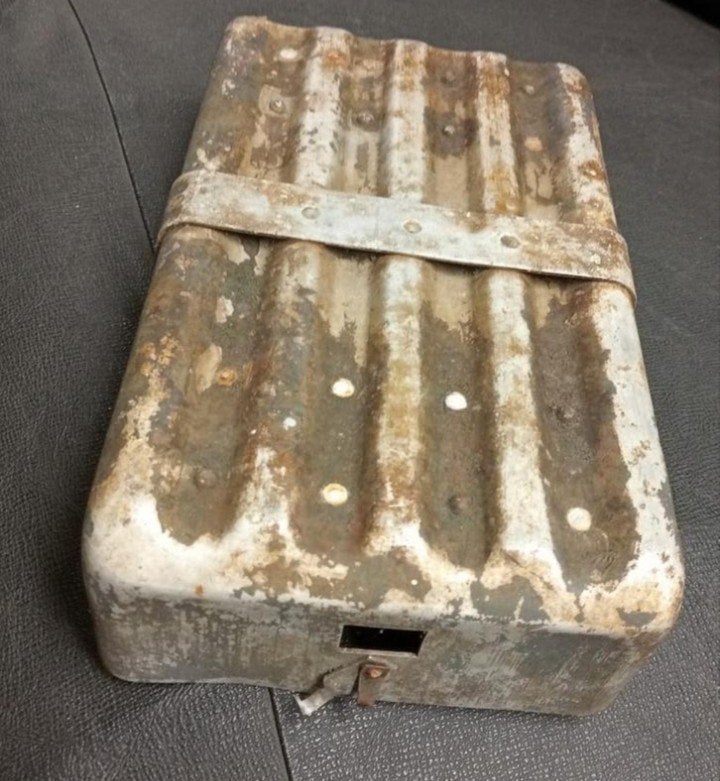 Deksel Franse anti-tankmijn type "M" 1936 WOII bodemvondst, Ophalen of Verzenden