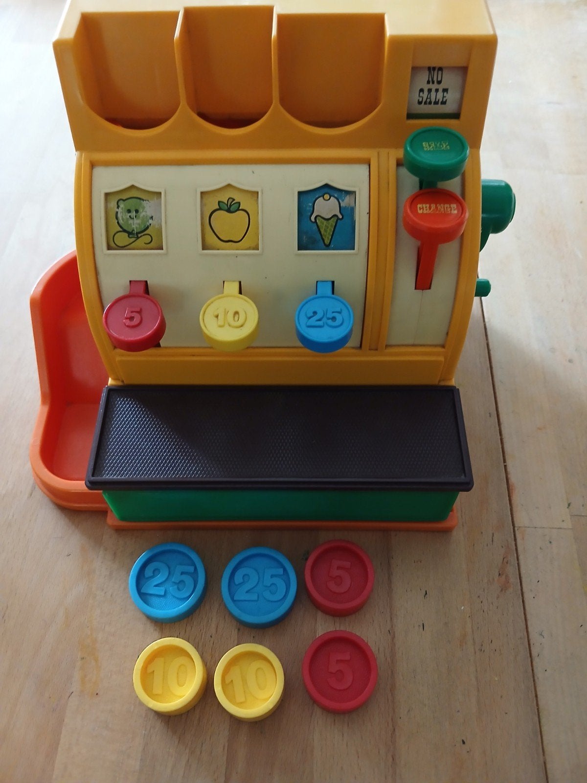 vintage fisher price kassa, Kinderen en Baby's, Ophalen of Verzenden, Gebruikt, Speelset