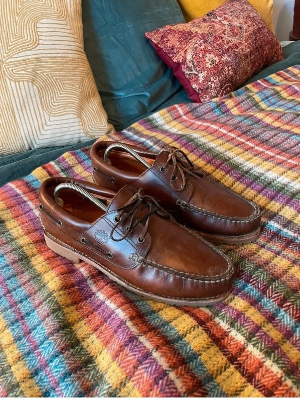 Timberland 3-Eye Lug Boat Shoes maat 45.5, Kleding | Heren, Schoenen, Loafers, Bruin, Timberland, Ophalen of Verzenden