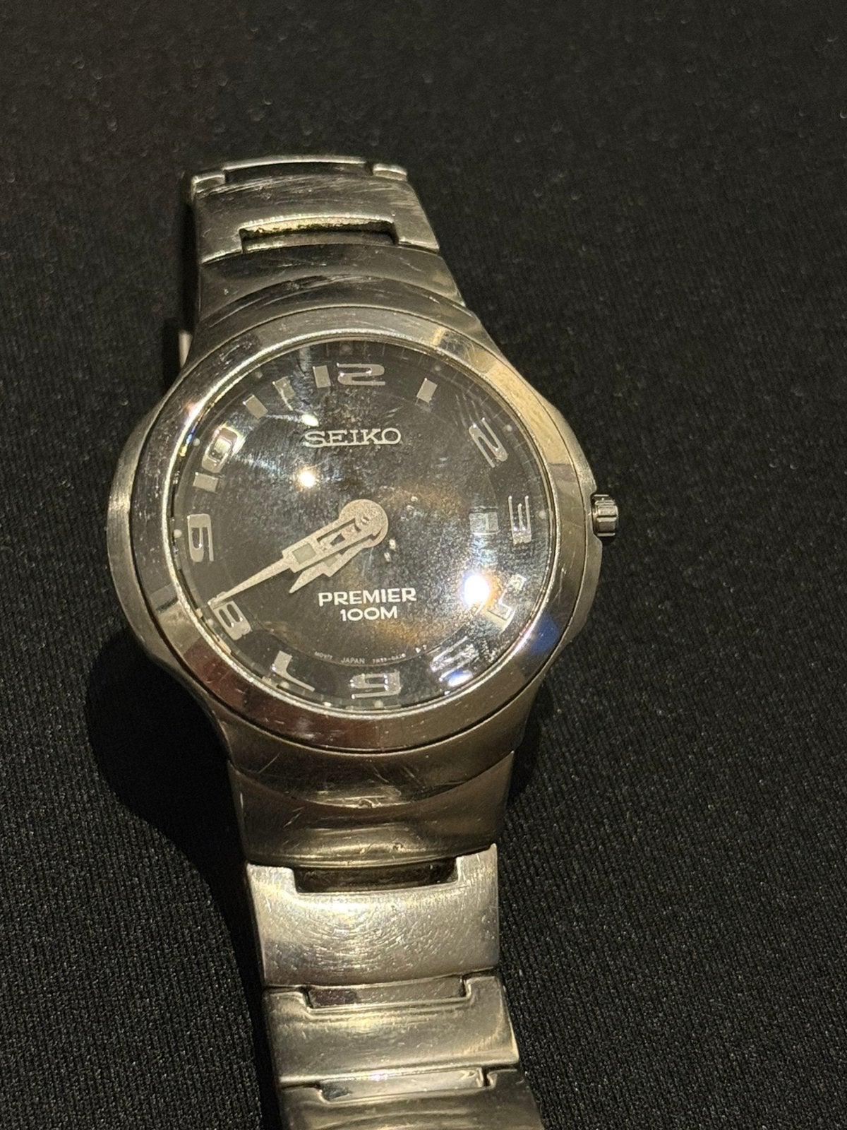 Seiko premier, Seiko, Staal, Met bandje, Polshorloge