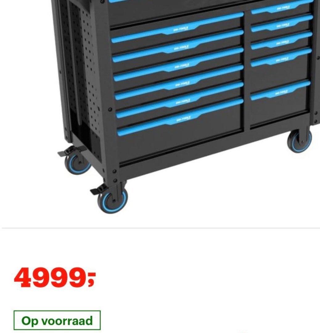 SW-Tools Gereedschapswagen 12 laden, 10 vol, Ophalen, Nieuw, Gereedschapsopslag, Overige merken