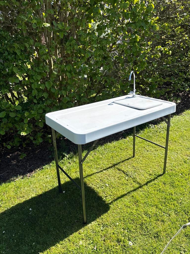 Inklapbare wastafel keuken spoeltafel vistafel  Camping/Tuin, Ophalen, Zo goed als nieuw