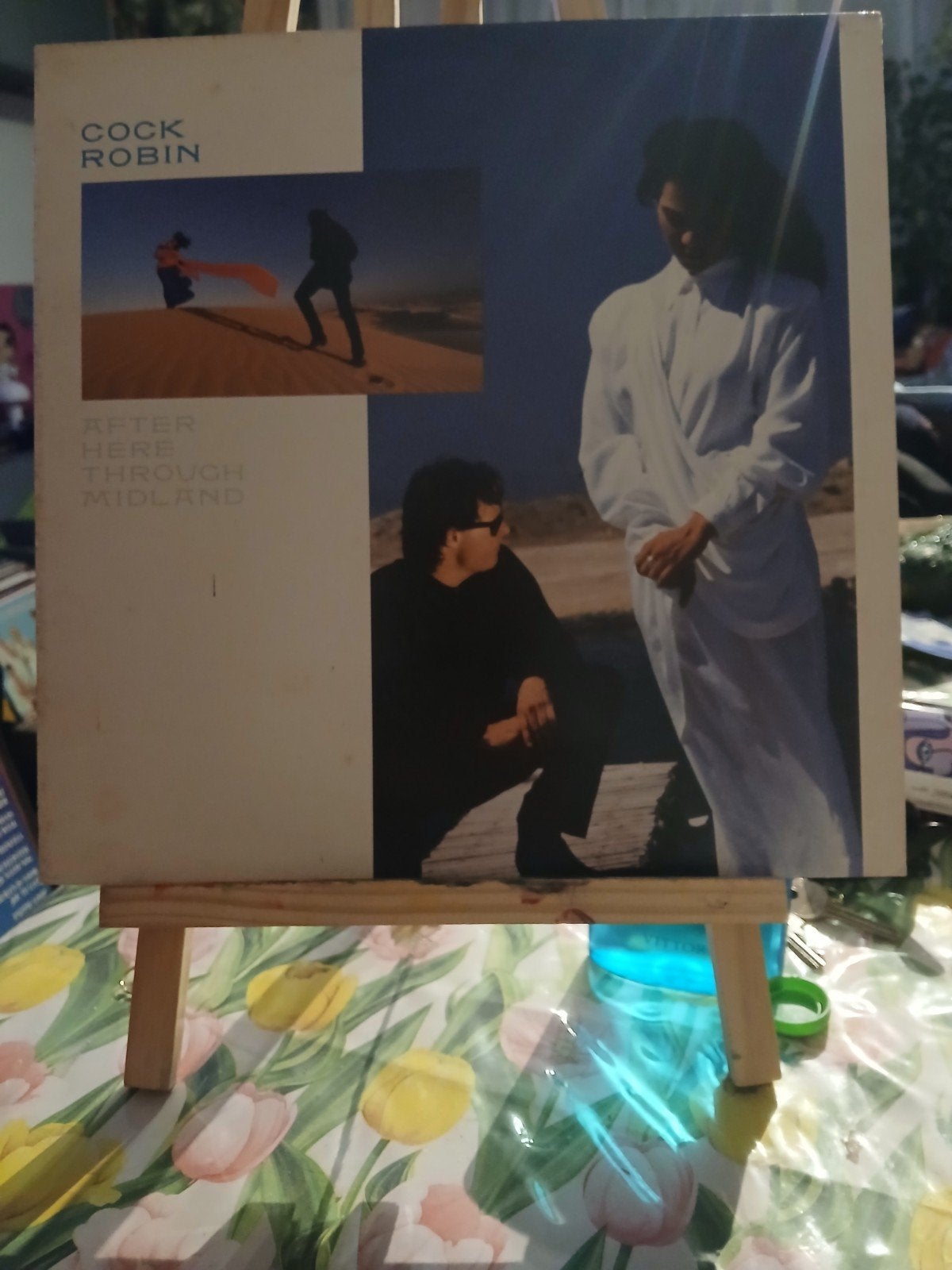 Cock Robin - After Here Through Midland LP, LP, Gebruikt, Pop, Ophalen of Verzenden