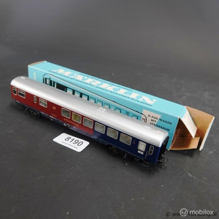 Online Veiling: Märklin D-treinrijtuig (1e klasse met res..., Gebruikt