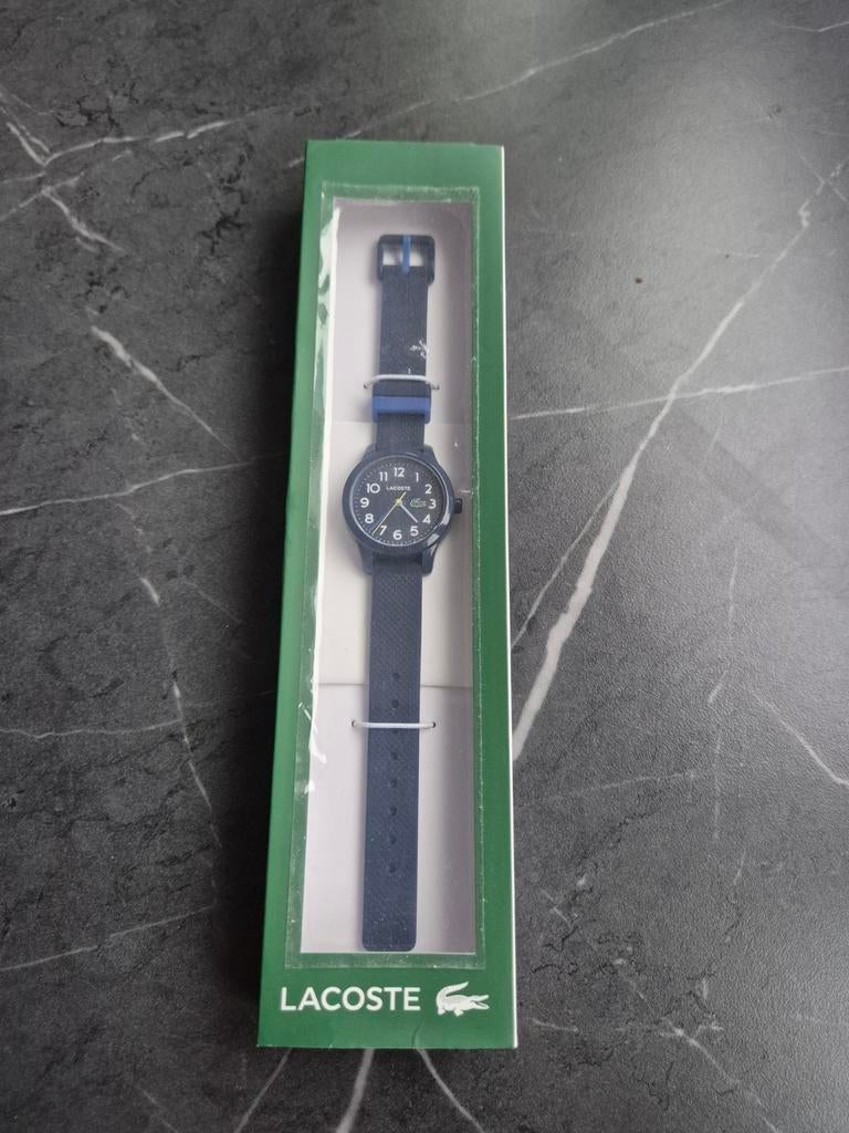Nieuw Lacoste kinderhorloge - Donkerblauw, Sieraden, Tassen en Uiterlijk, Horloges | Kinderen, Ophalen of Verzenden, Nieuw, Blauw