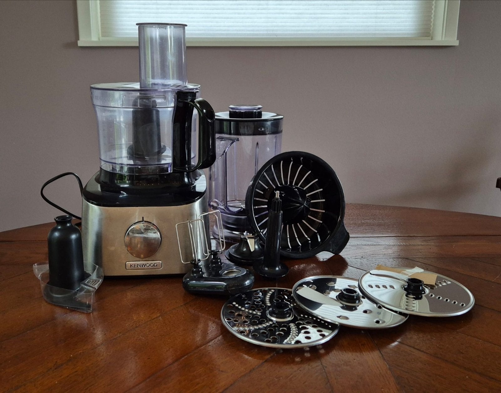Kenwood Multipro Compact Foodprocessor FDM307SS, 2 snelheden, Ophalen of Verzenden, Zo goed als nieuw, 2 tot 3 liter