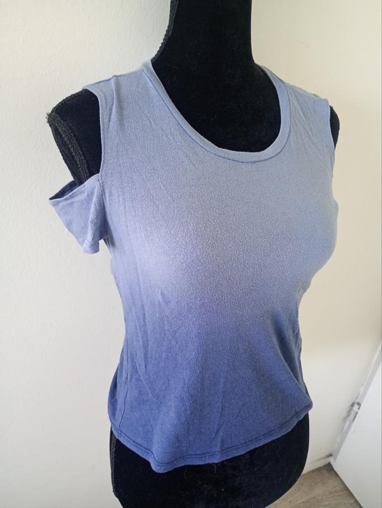 T-shirt maat s hollister, Blauw, Ophalen of Verzenden, Zo goed als nieuw, Korte mouw