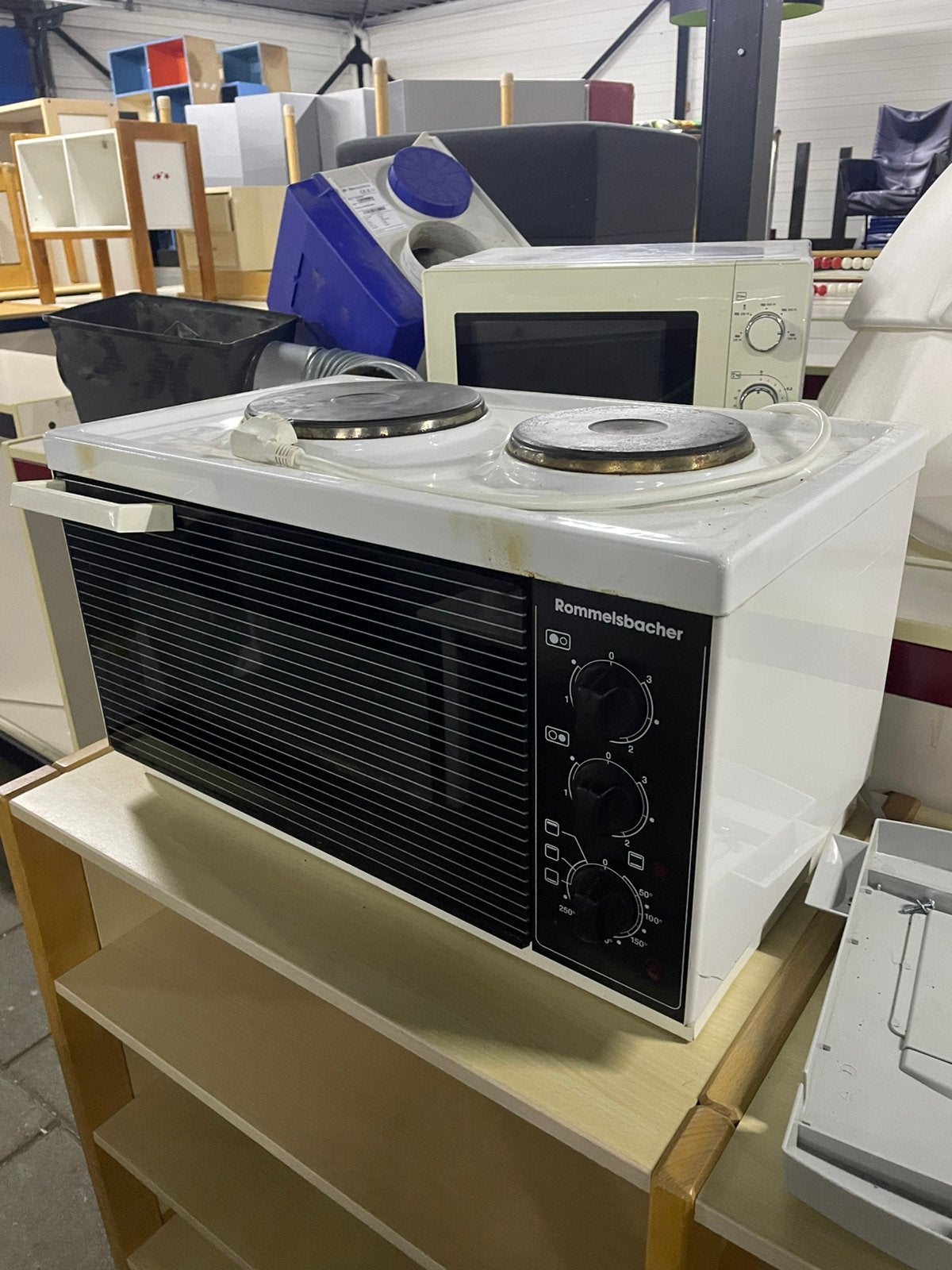 Rommelsbacher Vrijstaande Mini Oven met 2 Kookplaten, Ophalen, Minder dan 45 cm, Gebruikt, X