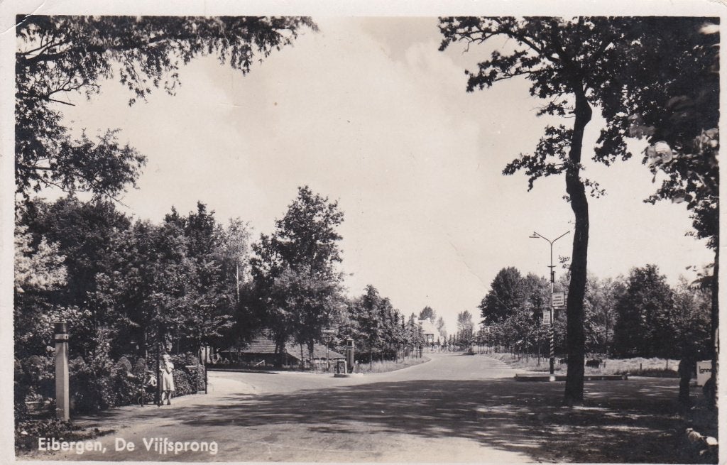 18780 Eibergen de Vijfsprong Gelderland 1939 Borculo Neede, Verzamelen, Verzenden, 1920 tot 1940, Gelopen, Gelderland