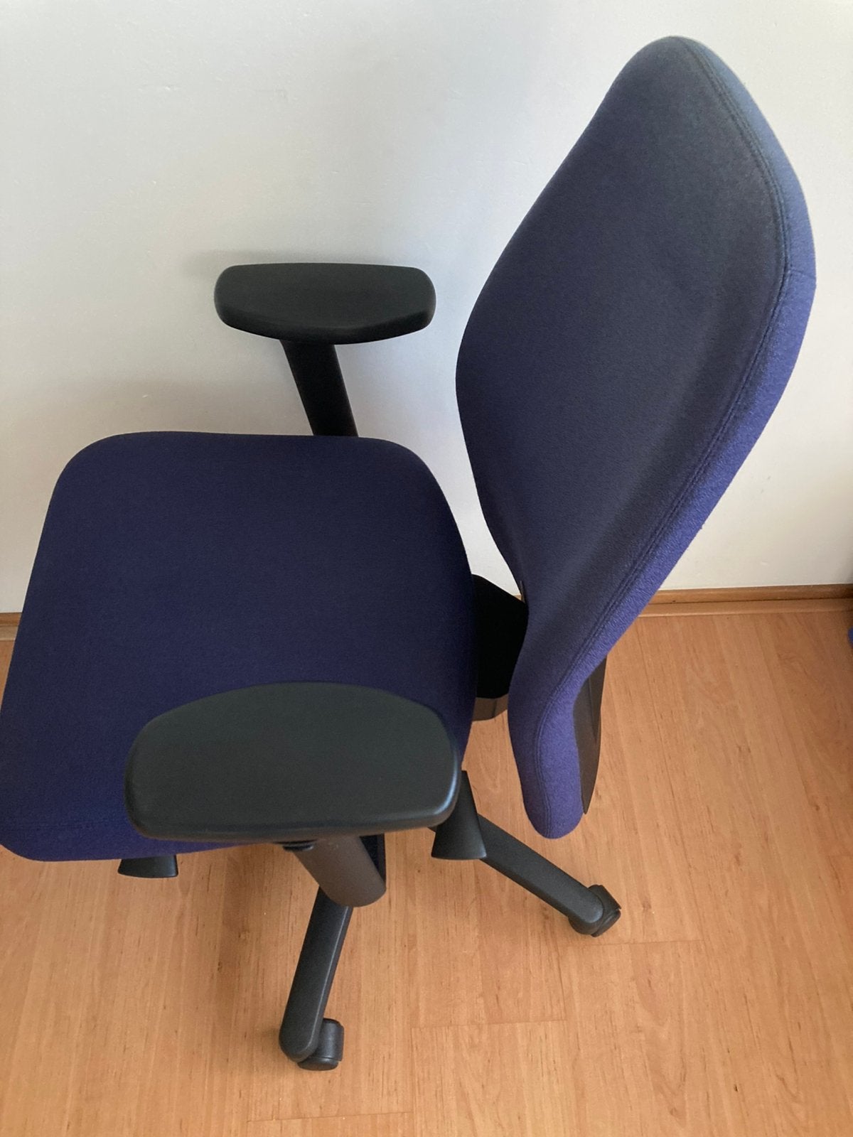 Girsberger bureaustoel, Huis en Inrichting, Ophalen, Gebruikt, Blauw, Bureaustoel