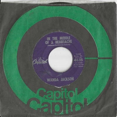 WANDA JACKSON  1961  UNIEKE KNALLER !!!  J420, Cd's en Dvd's, Vinyl Singles, Gebruikt, Pop, 7 inch, Ophalen of Verzenden