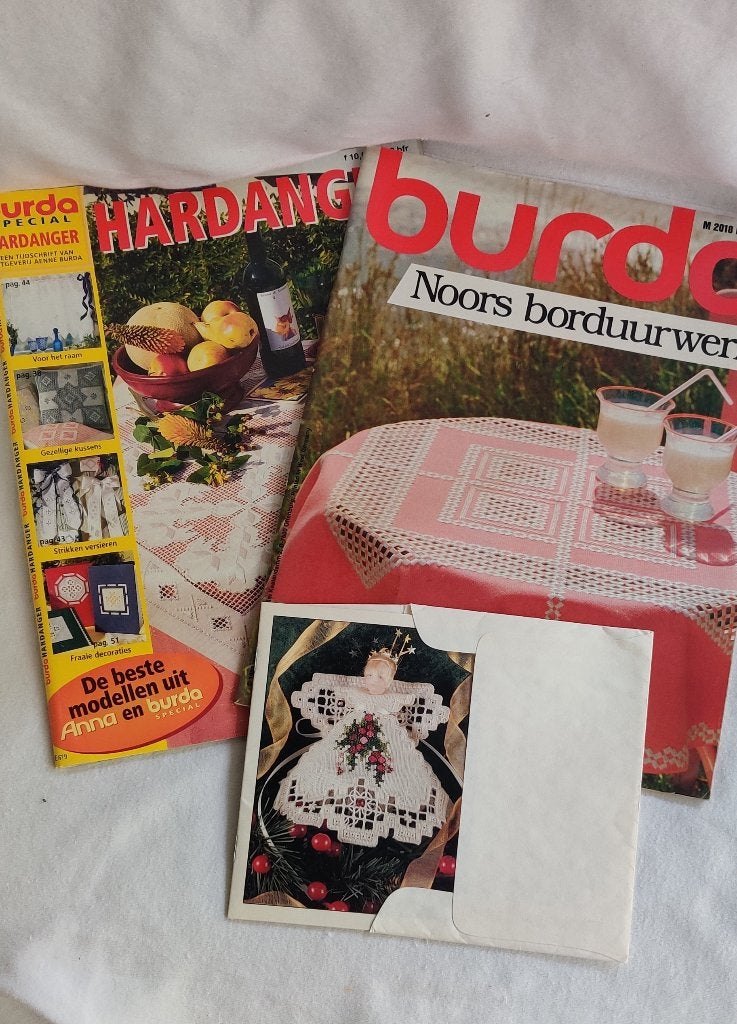 hardanger tijdschriften, Ophalen of Verzenden, Zo goed als nieuw, Breien of Haken, Overige typen