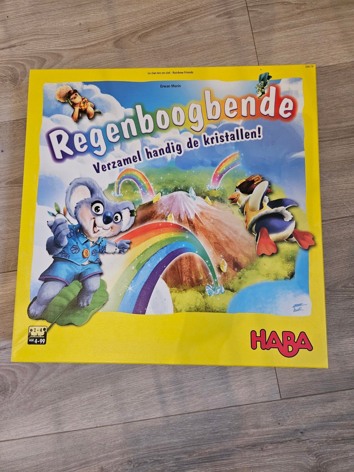 HABA Regenboogbande - Verzamel de kristallen!, Drie of vier spelers, Ophalen of Verzenden, Zo goed als nieuw, HABA