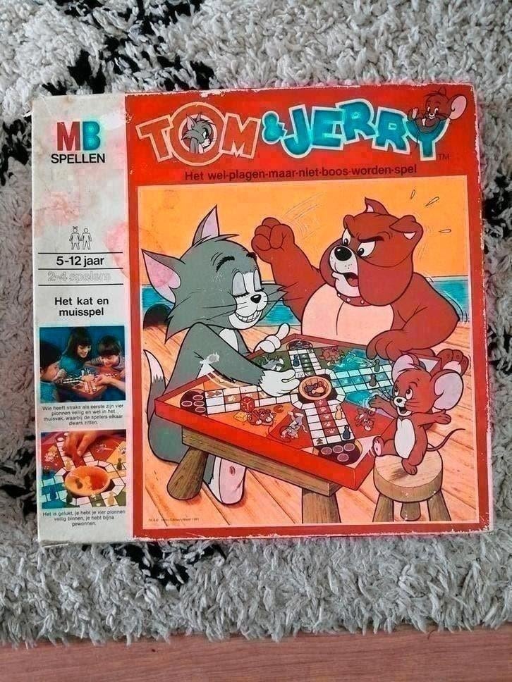 Tom en jerry mens erger je niet, Drie of vier spelers, Ophalen of Verzenden, Gebruikt