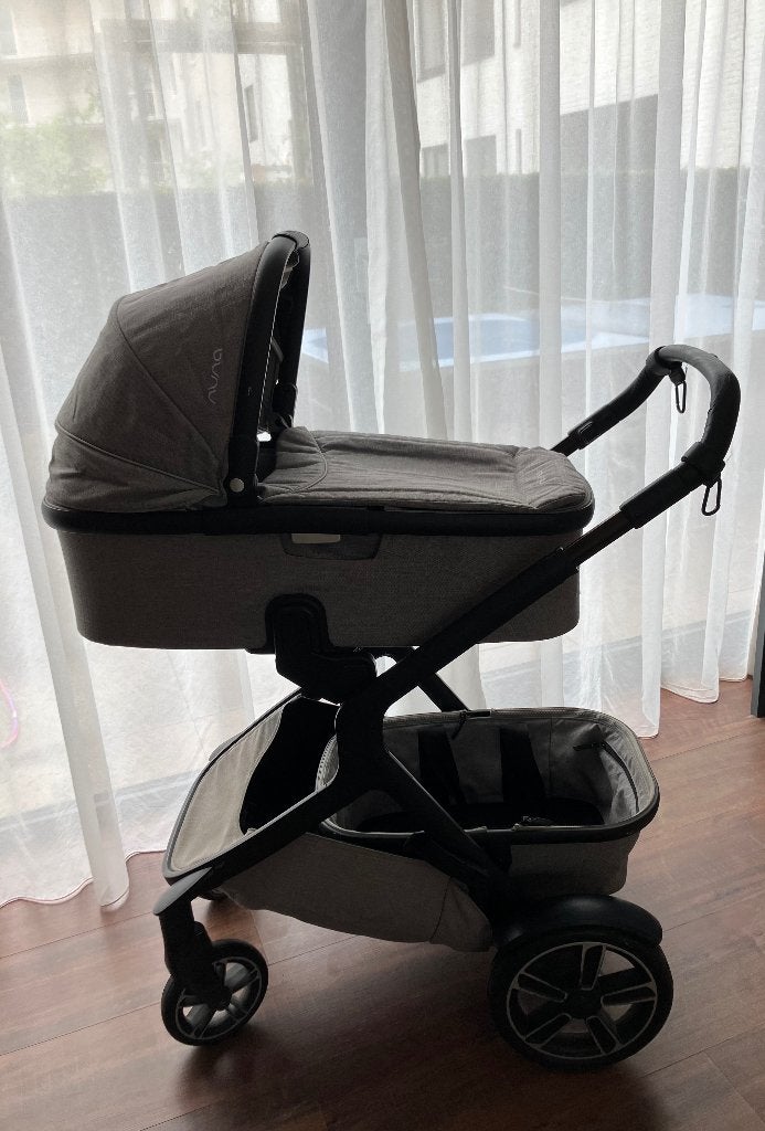 Nuna demi grow kinderwagen grijs, Ophalen, Gebruikt, Overige merken, Verstelbare duwstang