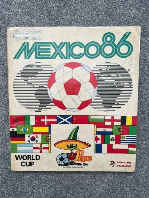 Panini world Cup Mexico 86 voetbal sticker album compleet, Ophalen of Verzenden, Gebruikt, Buitenlandse clubs, Poster, Plaatje of Sticker