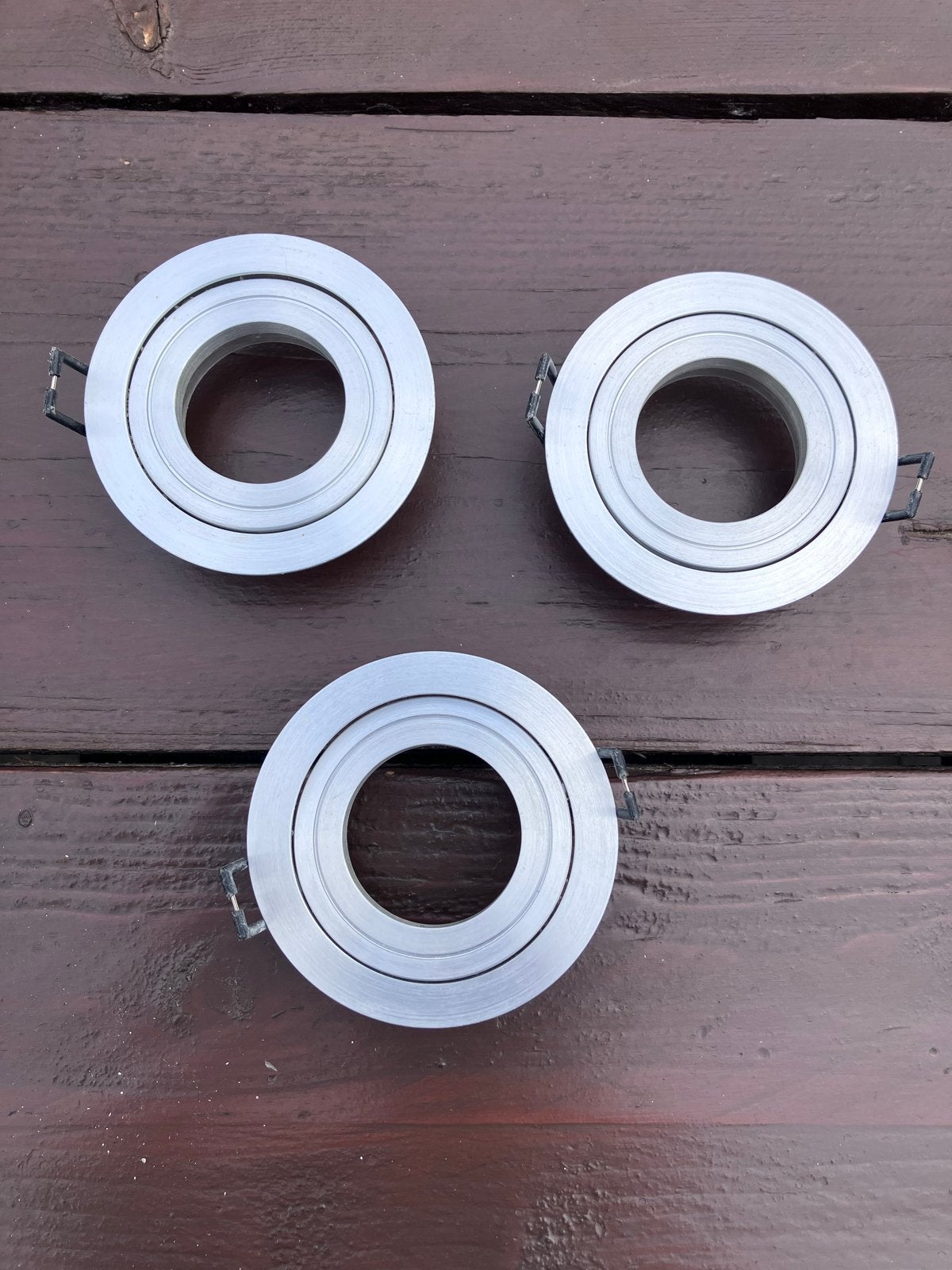 Paulmann inbouwspots - Set van 3, Gebruikt, Paulmann, Zilver, Ophalen