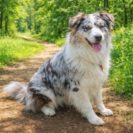 Australian Shepherd Dekreu met stamboom, Dieren en Toebehoren, Reu, Parvo, Eén hond, 3 tot 5 jaar