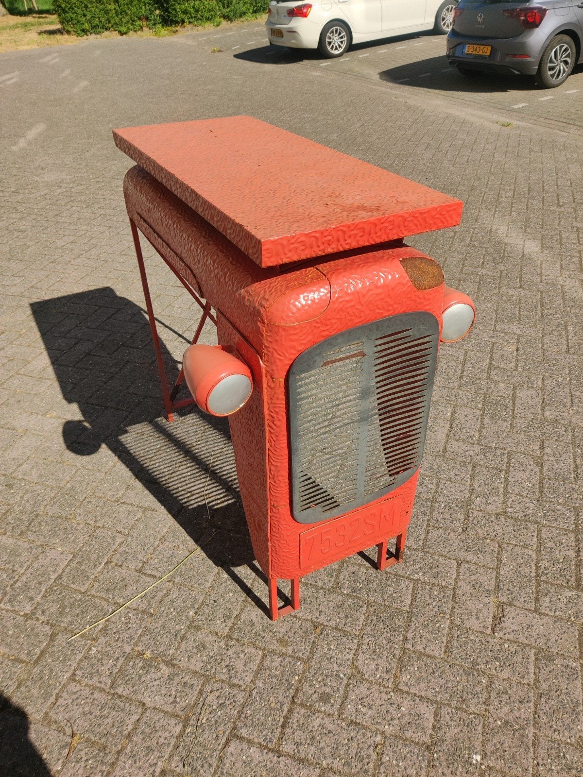 Tractor-look Bartafel, Ophalen