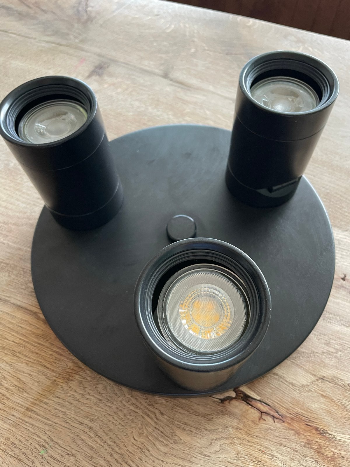 IKEA Plafondspot met 3 verstelbare spots, Ophalen, Gebruikt, Overige lichtbronnen, GU10