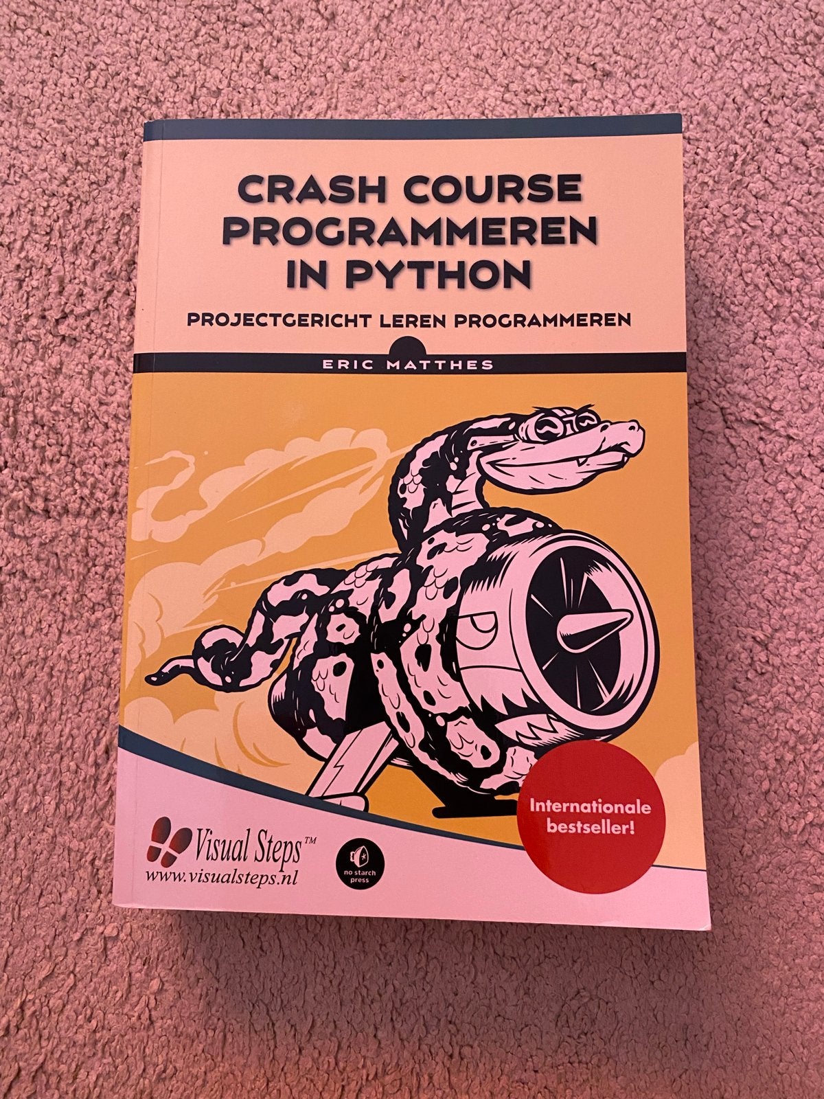 Crash Course Programmeren in Python - Eric Matthes, Boeken, Ophalen, Beta, Zo goed als nieuw, Overige niveaus