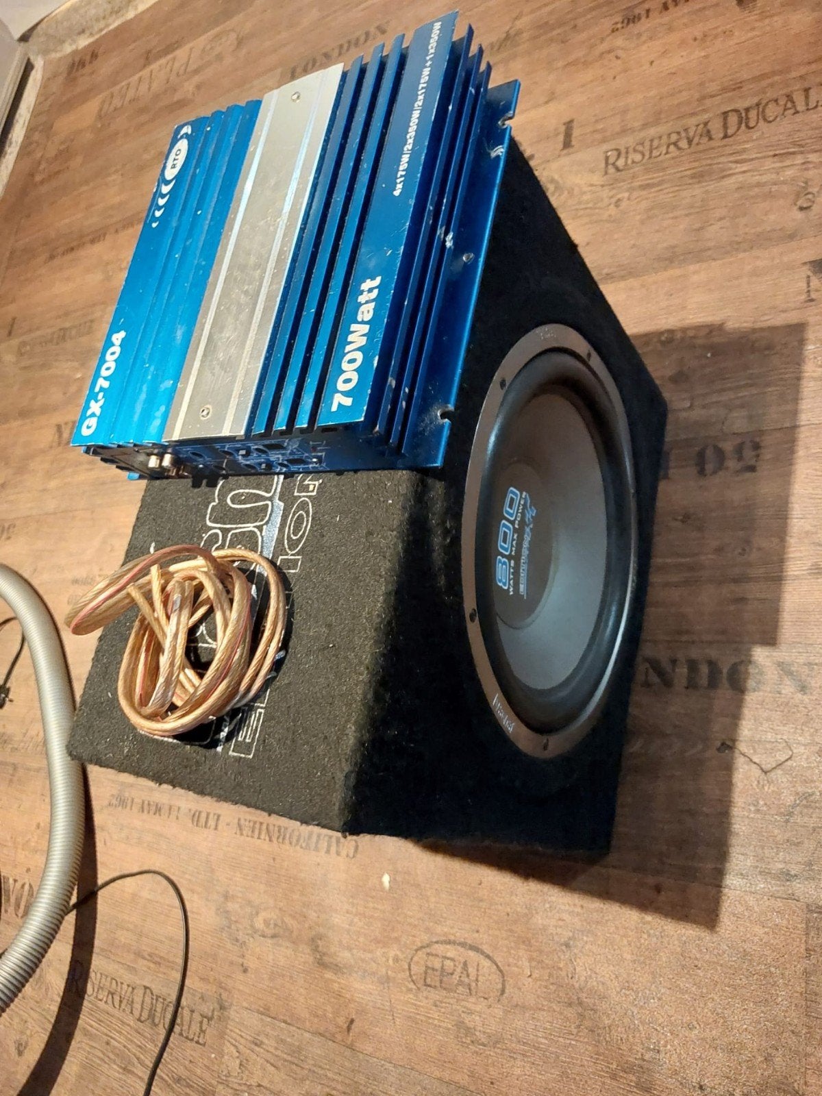 Boombox en versterker - Magnat Edition BS30 en RTO GX-7004, Audio, Tv en Foto, Versterkers en Receivers, 120 watt of meer, Ophalen