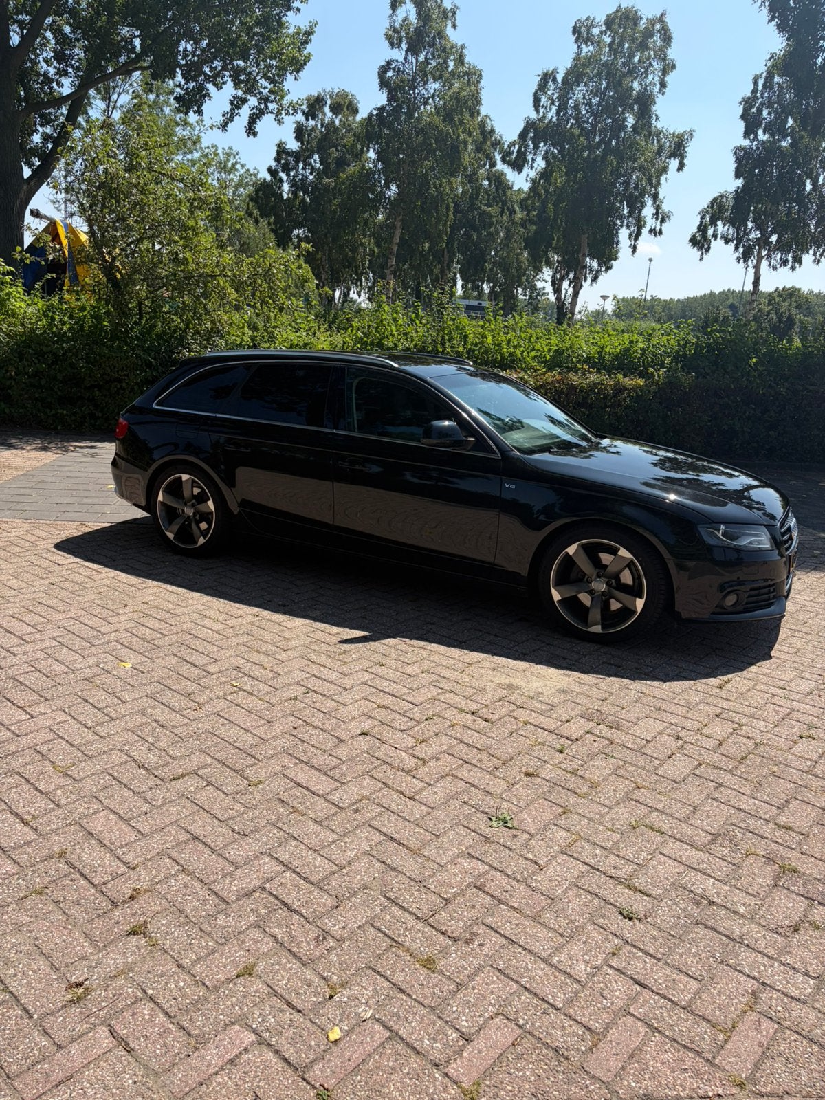 Audi A4 3.2 FSI Quattro Avant Tiptronic 2008 Zwart, Auto's, Audi, Particulier, A4, 4x4, ABS, Airconditioning, Alarm, Android Auto