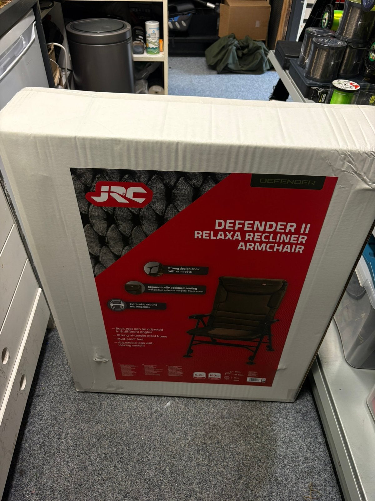 JRC Defender 2 Relax Recliner Armchair, Watersport en Boten, Hengelsport | Karpervissen, Ophalen, Jrc, Overige typen, Nieuw
