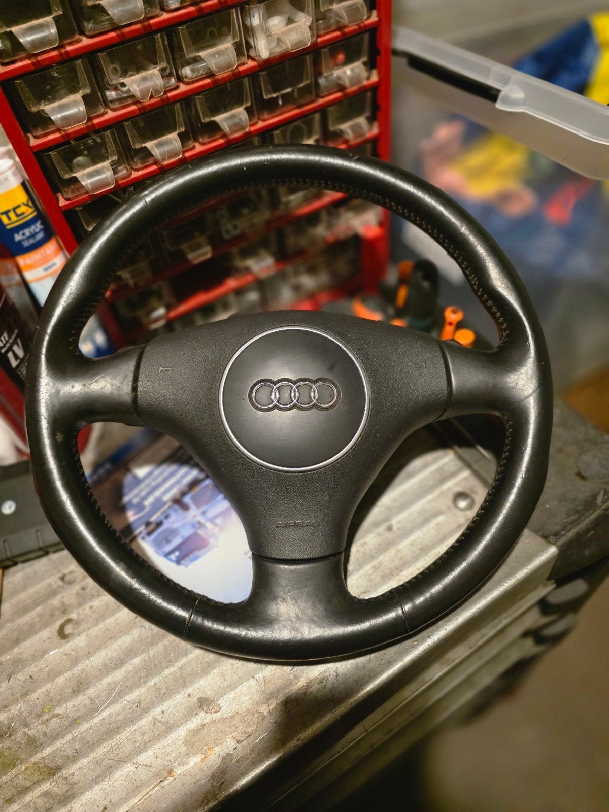 Audi A3 8P Stuur  met Flippers, Ophalen of Verzenden, Gebruikt, Audi