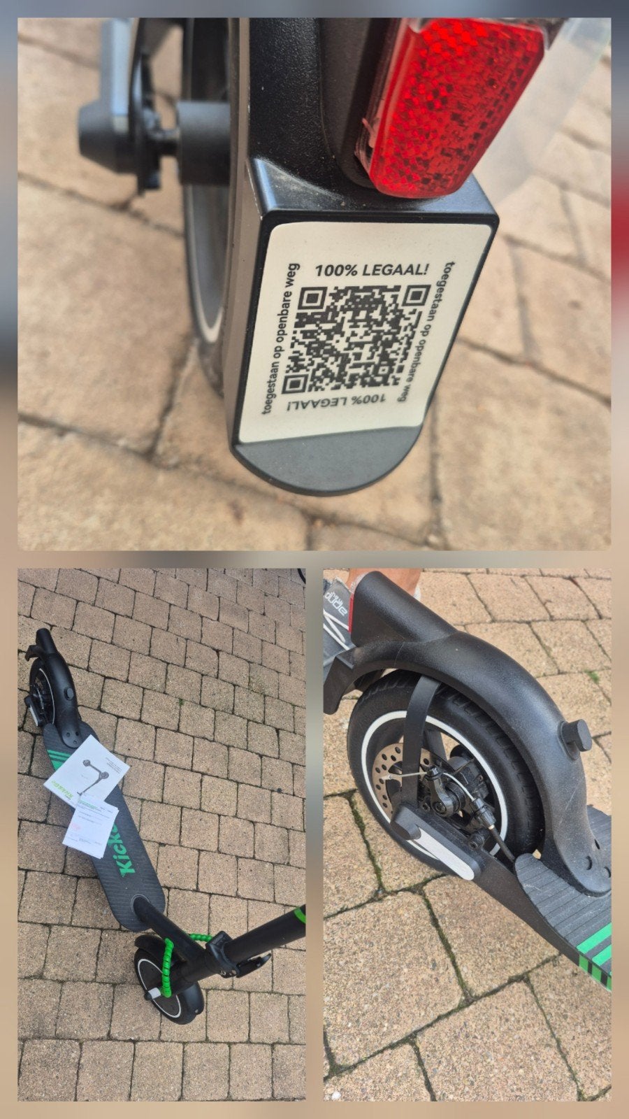 urbmob kick & go Legale Step izgst €349 goedgekeurd, Fietsen en Brommers, Steps, Ophalen, Zo goed als nieuw, Elektrische step (E-scooter)