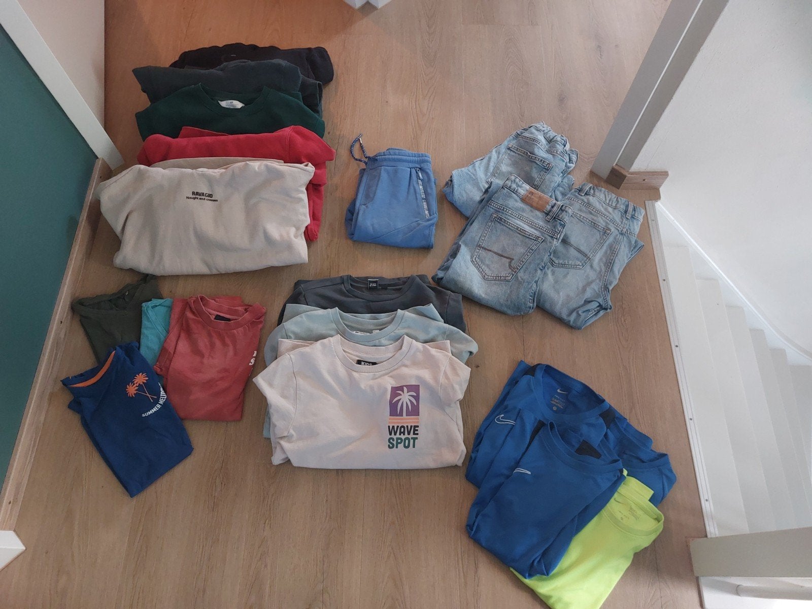 groote set jongens kleding mt 152-158, Ophalen of Verzenden, Zo goed als nieuw, Overige maten