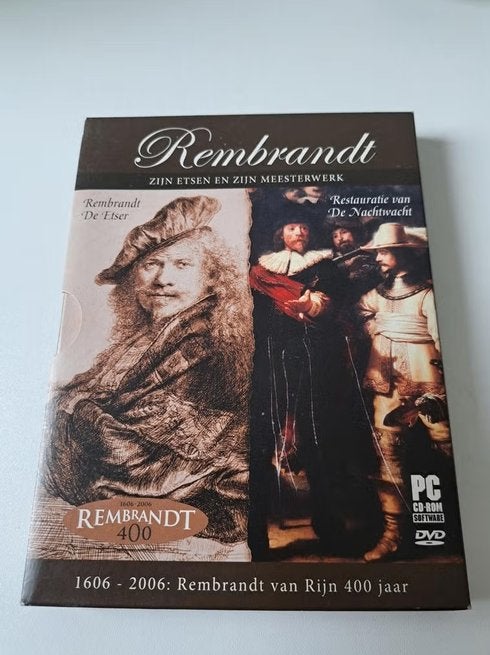 DVD en CD - Rembrandt - Zijn Etsen en Zijn Meesterwerken, Alle leeftijden, Ophalen of Verzenden, Zo goed als nieuw